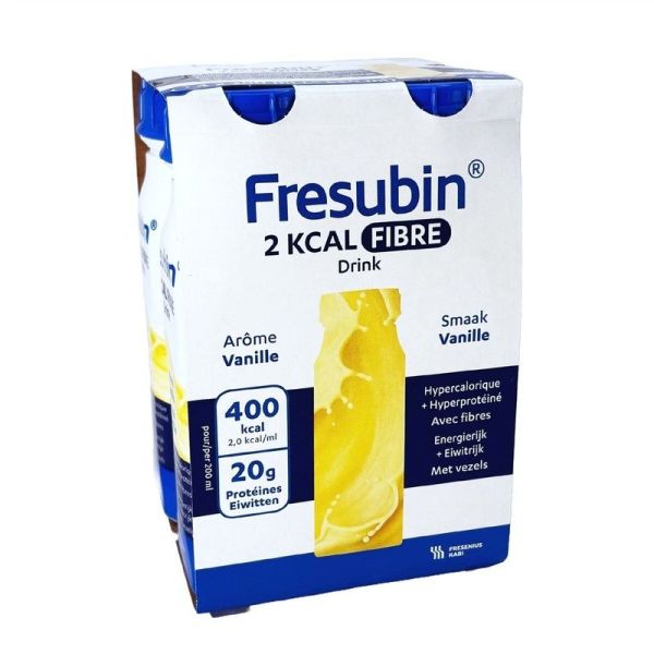 -2 kcal Fibre Drink Vanille - 4 x 200 ml