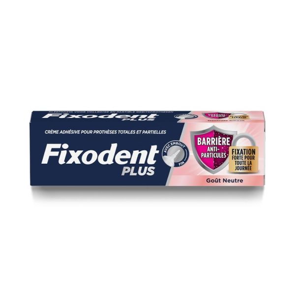 Crème Adhésive pour Prothèses Barrière Anti-Particules + Fixation Forte - 40 g