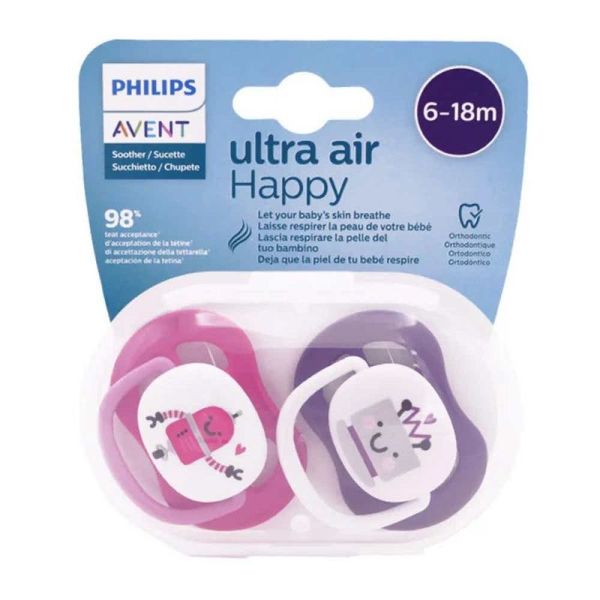 Ultra Air Sucettes Orthodontiques Love Papa - 6-18M