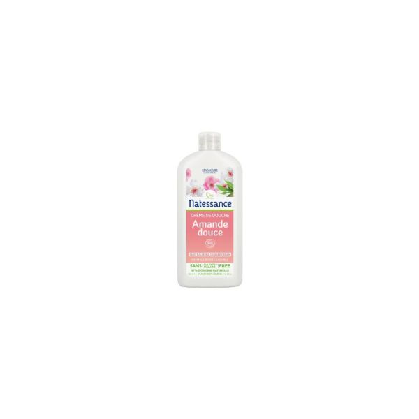 Gel Douche Amande-Parfum Pêche de Vigne Sans Sulfates - 1L