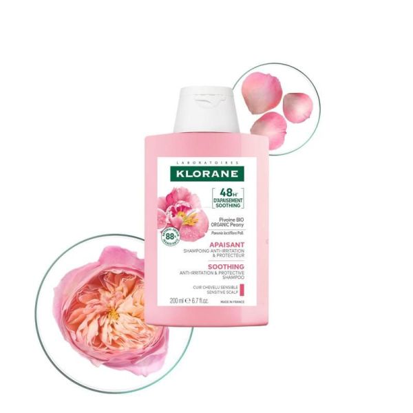 Pivoine APAISANT Shampoing anti-irritation et protecteur - 200ml