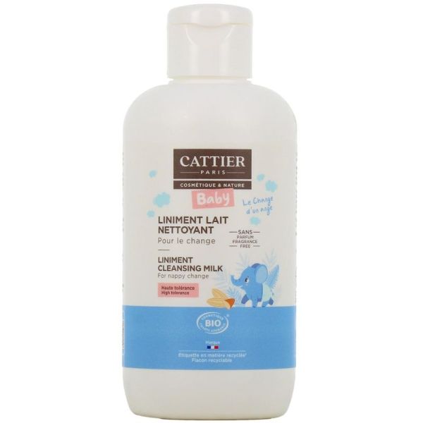 Liniment lait nettoyant change bébé - Petit format - 200 ml