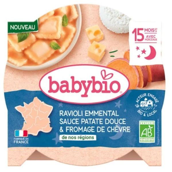 Ravioli Emmental à la Sauce Patate Douce et Fromage de Chèvre - 190g