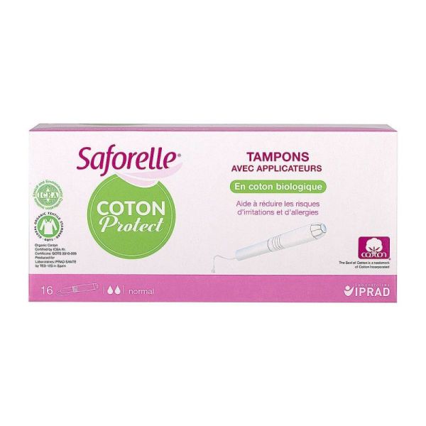 Saforelle Tampons Normal avec Applicateur - 16 unités