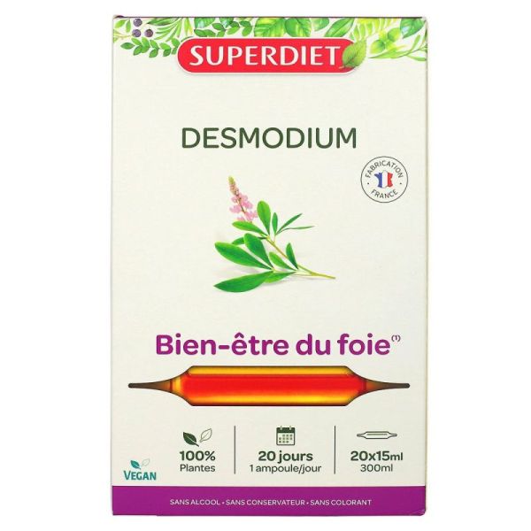 Desmodium - 20 ampoules de 15ml