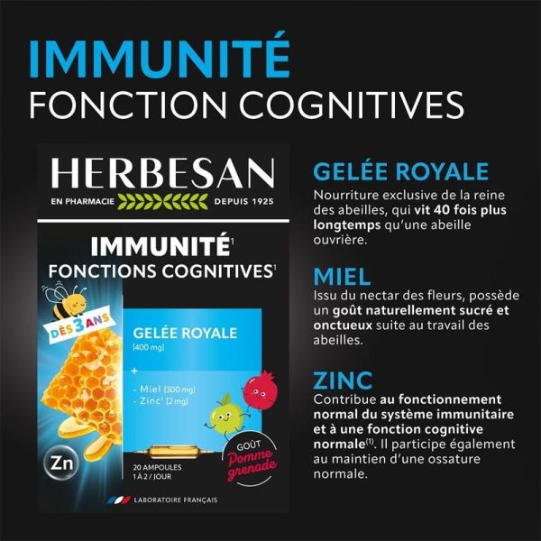 Immunité Fonctions Cognitives - 20 ampoules