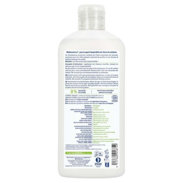 Kids Shampooing Protecteur Papoo Lavande Bio - 250ml