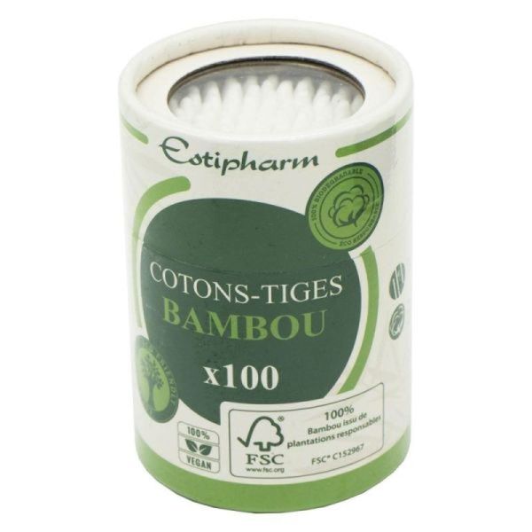 Cotons-tiges Bambou - 100 pcs