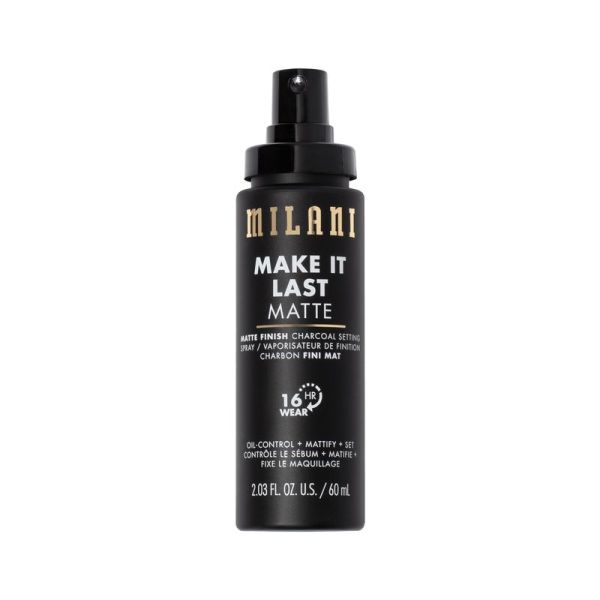 Setting Spray & Powder - Make It Last Matte - Matte Finish Charcoal Setting Spray