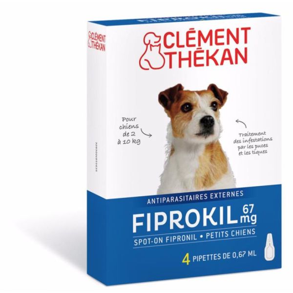 FIPROKIL Antiparasitaires pour Chien 2-10 kg 4 x 0.67ml