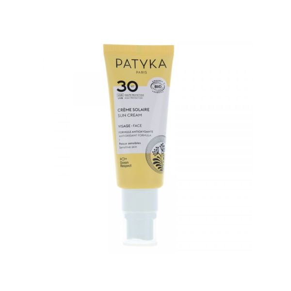 Patyka Crème solaire visage bio SPF 30 - 40 ml