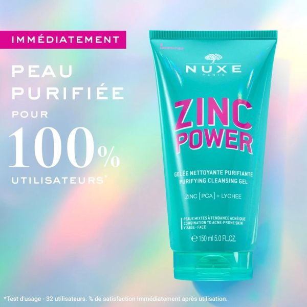 ZINC POWER Gelée Nettoyante Purifiante - 150 ml