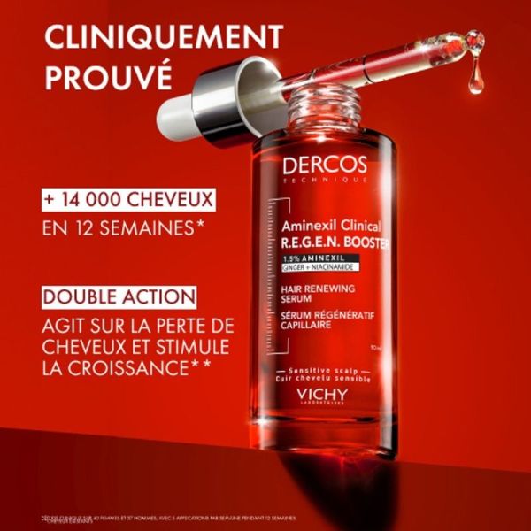 Sérum R.E.G.E.N Booster Régénératif Capillaire Dercos - 90 ml