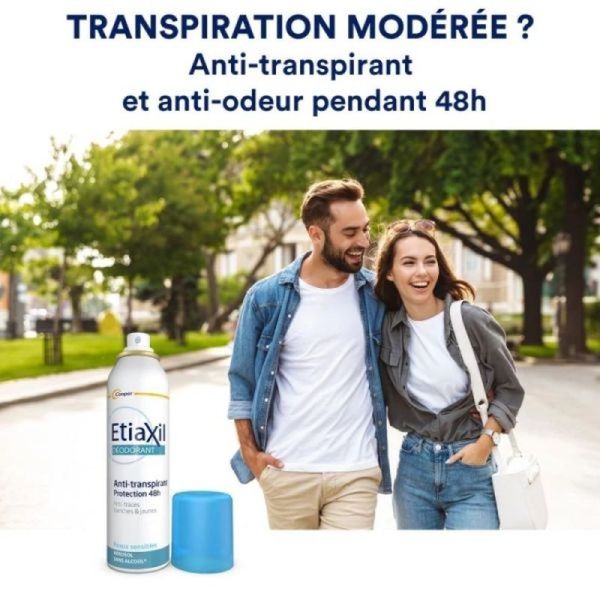 Déodorant antitranspirant Protection 48H - 2x150ml