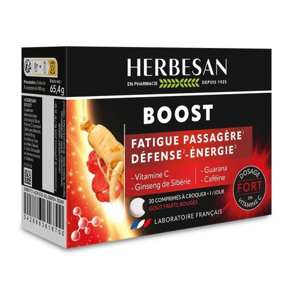 Boost - 30 comprimés à croquer