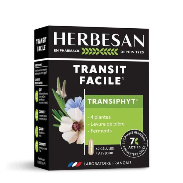 Transiphyt Transit facile gélules - 60 gélules