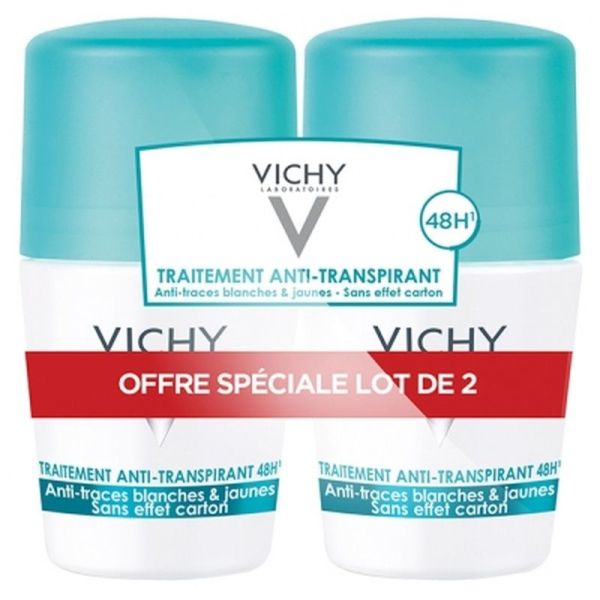 Déodorant Bille Anti-Transpirant 48H Anti-Traces - 2 x 50ml