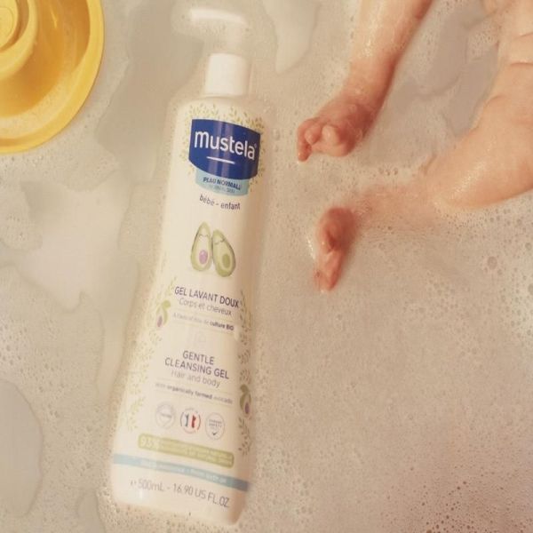 Peau normale Gel Lavant Doux Bébé à l'avocat BIO - 500ml