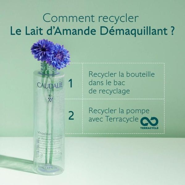 Vinoclean Lait d'Amande Démaquillant - 200ml