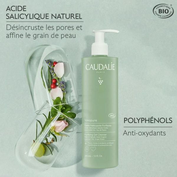 Vinopure Gelée Nettoyante Purifiante - 385mL