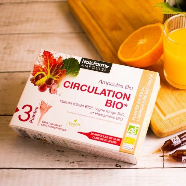 Ampoules Circulation bio - 20 ampoules