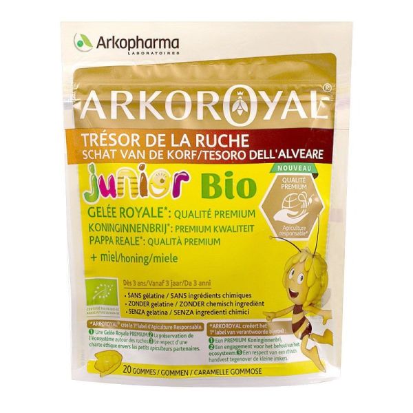 Arkoroyal® Gommes Junior BIO - 20 gommes