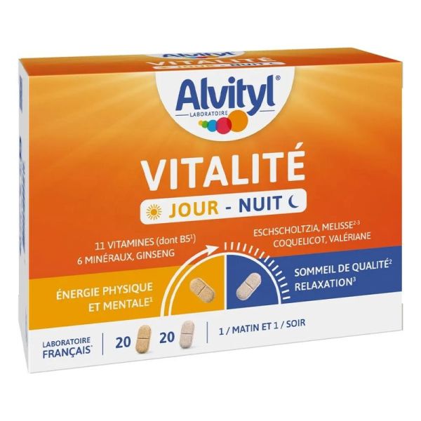 Vitalité Jour/Nuit - 40 comprimés
