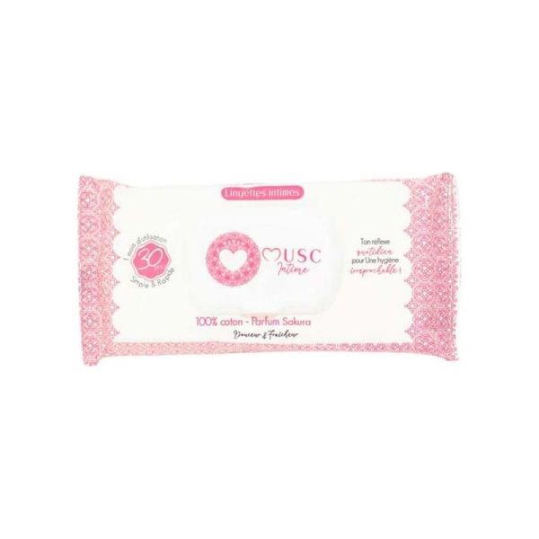 Lingettes Intimes Sakura - 30 lingettes