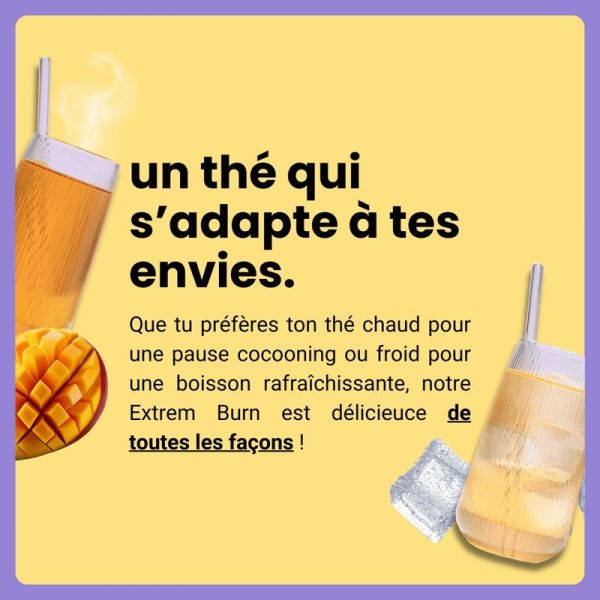 wander extrem burn - Fruits Exotiques - 1 sachet