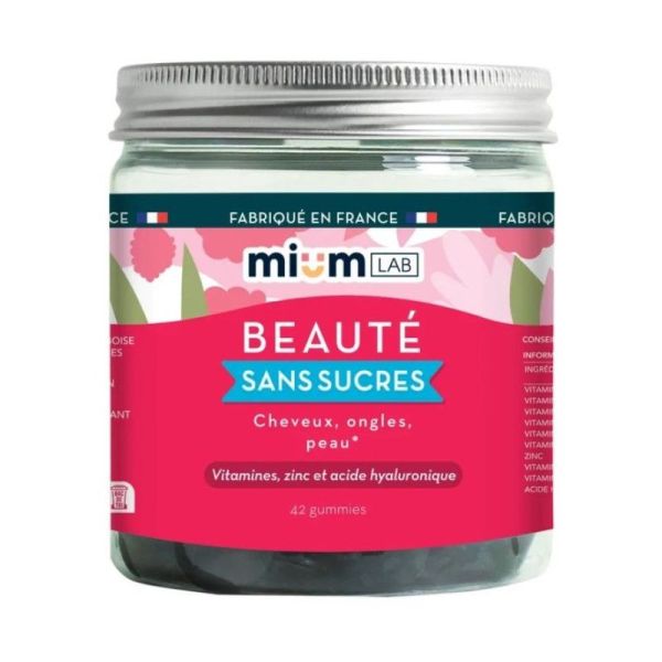 Mium Lab Gummies beauté sans sucres - 42 gummies