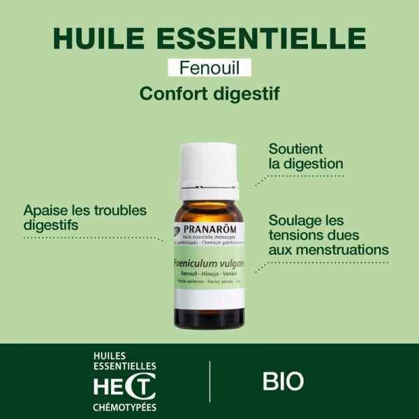 Huile Essentielle de Fenouil - Bio - 10ml