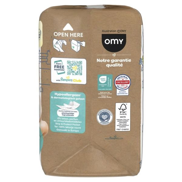 Couches Bébé Hypoallergénique Harmonie New Baby - Taille 1, 2-5 kg
