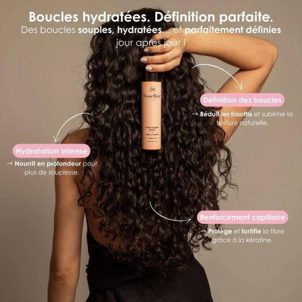 Crème sculptant boucle x huile d'avocat - 200 ml