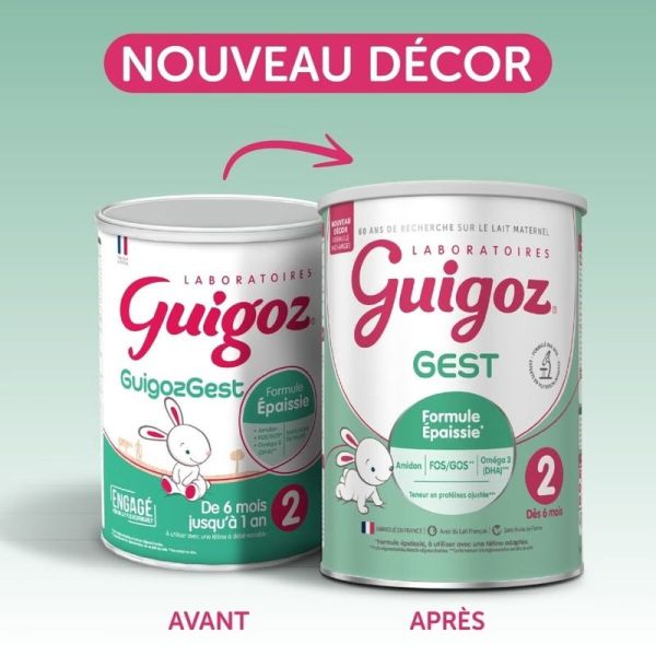 GuigozGest 2 Lait 2ème âge - 8445291843035