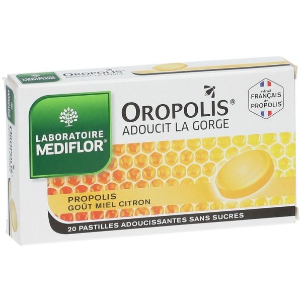 Oropolis Miel Citron - 20 pastilles