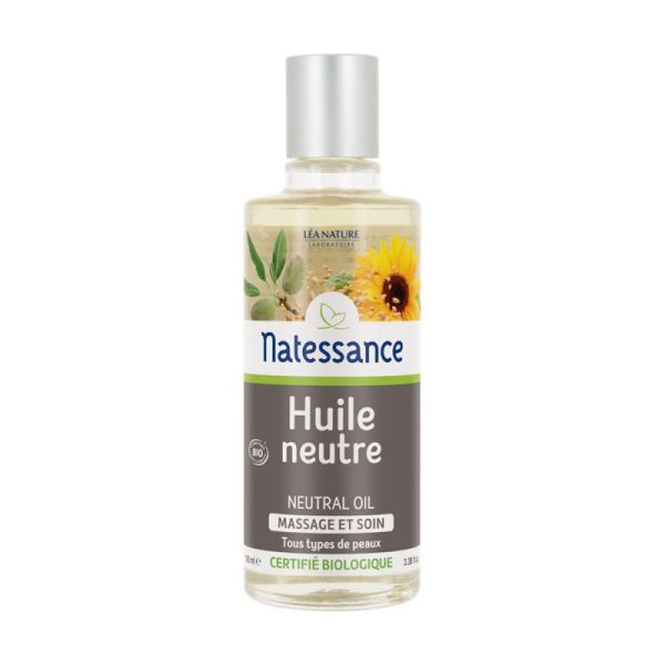 Natessance Huile Neutre Massage et Soin - 100 ml