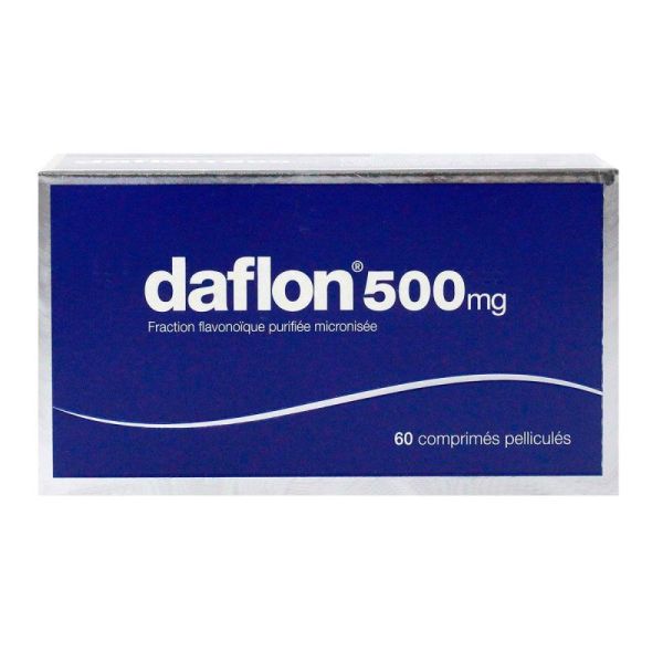 DAFLON 500 mg - 60 comprimés pelliculés