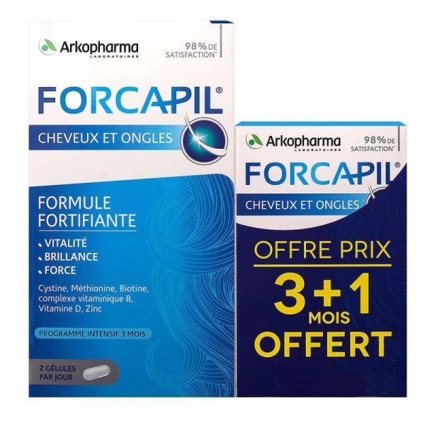 Arkopharma Forcapil Cheveux et Ongles - 240 Gélules