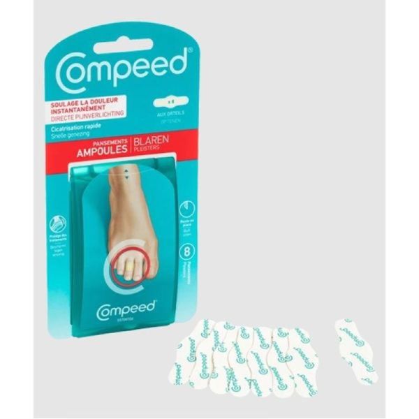 Ampoules Orteils - 8 pansements