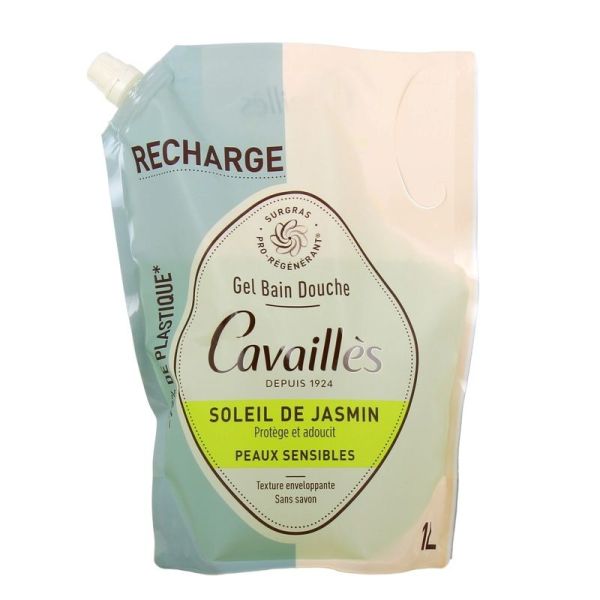 Gel Bain Douche Zeste de Verveine Peaux Sensibles QUOTIDIEN - 1 L