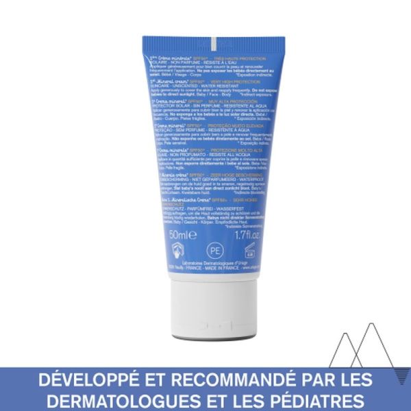 Protection solaire BÉBÉ - 1ÈRE CRÈME MINÉRALE SPF50+ - 50 mL
