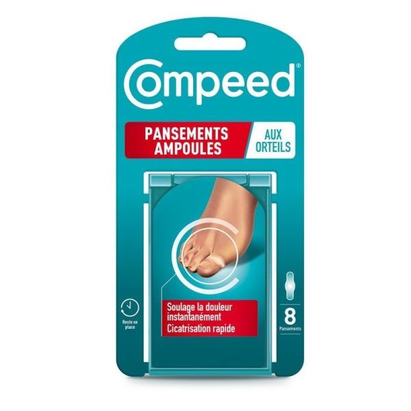 Pansement ampoule orteils - 8 pansements