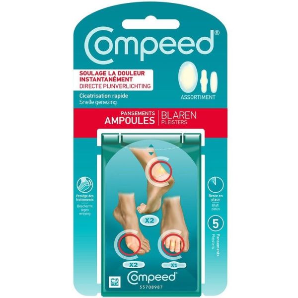 Assortiment Pansements Ampoules - 5 pansements