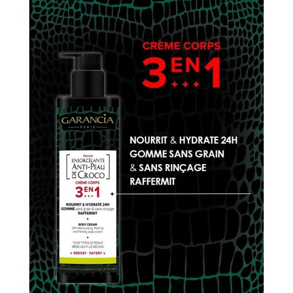 Formule ENSORCELANTE ANTI-PEAU DE CROCO Crème corps 3 en 1 - 400 ml