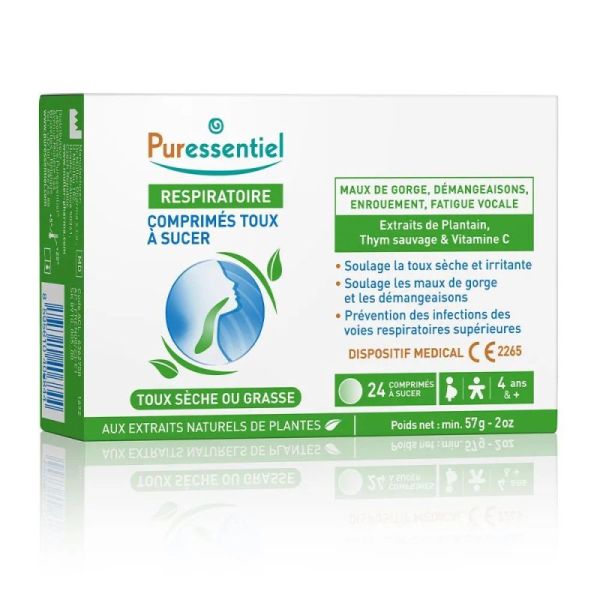 Respiratoire / Resp OK® Comprimés Toux à sucer - 24 comprimés