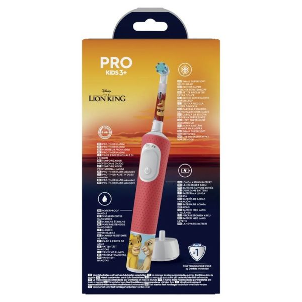 Pro Kids Brosse à Dents Électrique Roi Lion