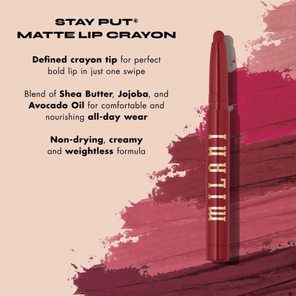 Lipstick Stay Put Matte Lip Crayon - 160 Truth Or Dare