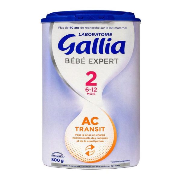 Bébé Expert Lait 2éme  Age  Transit Ac - 800g