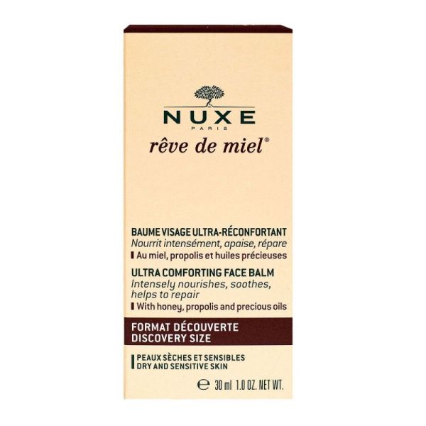 Nuxe Rêve de Miel Baume Visage Ultra-Réconfortant - 30ml