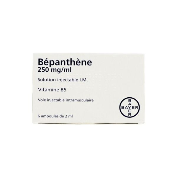 BEPANTHENE BAYER 250MG/ ML SOLUTION INJECTABLE